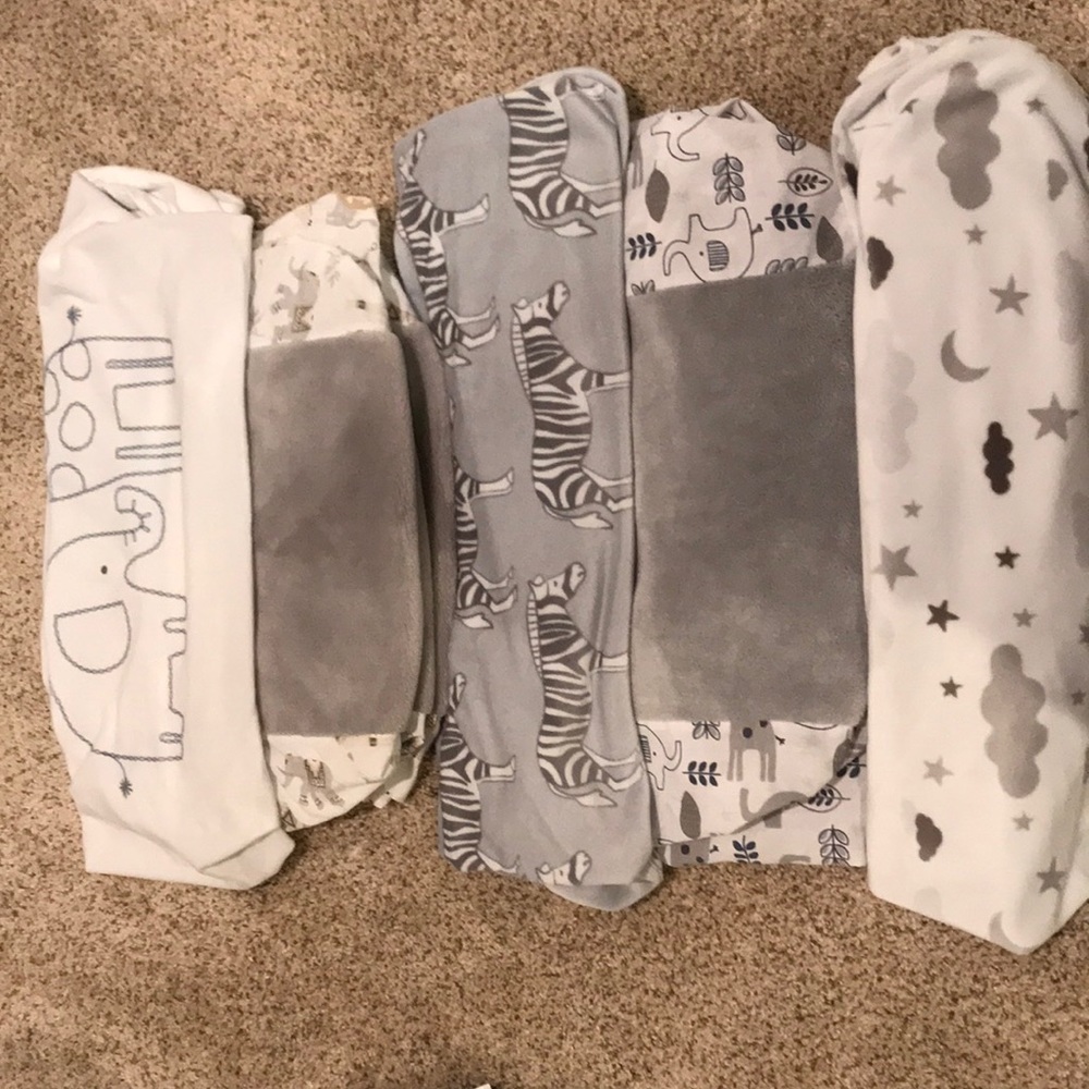 Diaper changing cover bundle